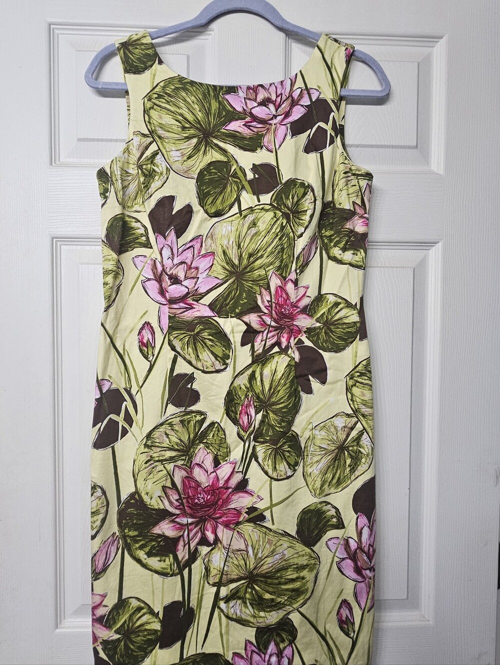 Talbots Sleeveless Floral Sheath Dress